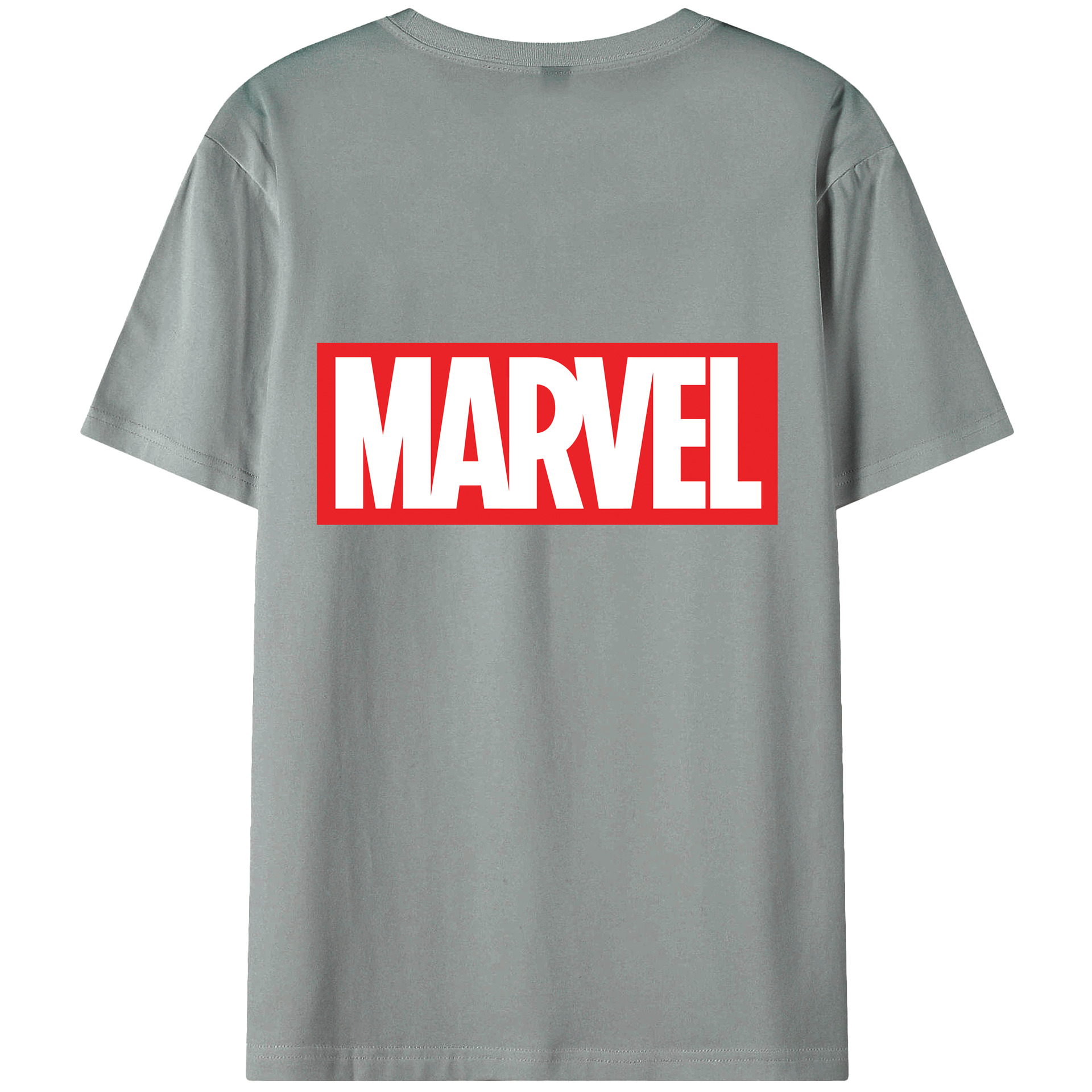 （画像用） アベンジャーズ The Avengers 綿100％ メンズ半袖Tシャツ（バックプリント） 通気性